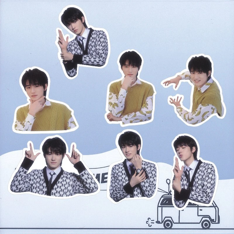 Kpop TNT Stickers Bookmark Card Teens In Times Traveler Desk Calendar Sticker Pack Song Yaxuan Liu Yaowen Photocards T11