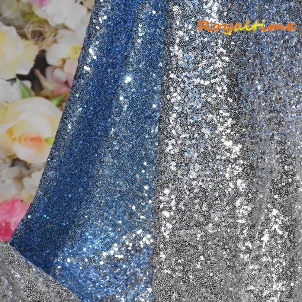 Градиентная Бирюзовая светильник Тая ткань с блестками кружевная для платьев