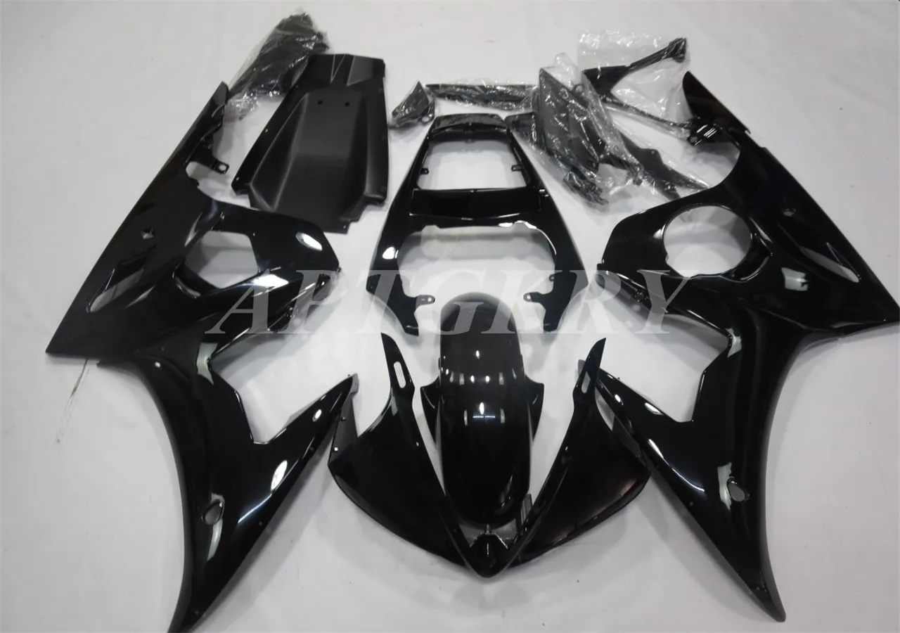 

New ABS Plastic Shell Motorcycle Fairing Kits Fit For Yamaha YZF 600 R6 2003 2004 2005 R6 03 04 05 Bodywork set Black Bright