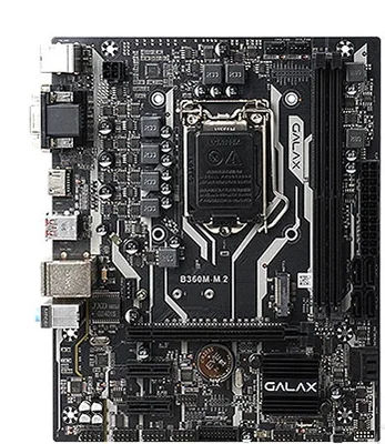 

Материнские платы для настольных ПК GALAX B360M-M.2 LGA1151 DDR4 32 Гб Core i7/i5/i3 Micro ATX Intel B360