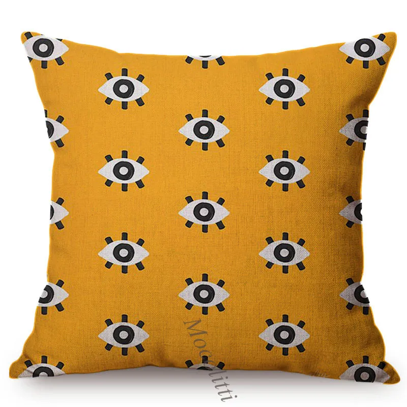 Квадратные подушки с рисунком Мистических Глаз чехол для диванной наволочка из