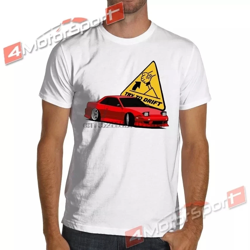 Jdm Nissan Дрифтинг 180sx 200sx 240sx Сильвия крутая футболка | Мужская одежда