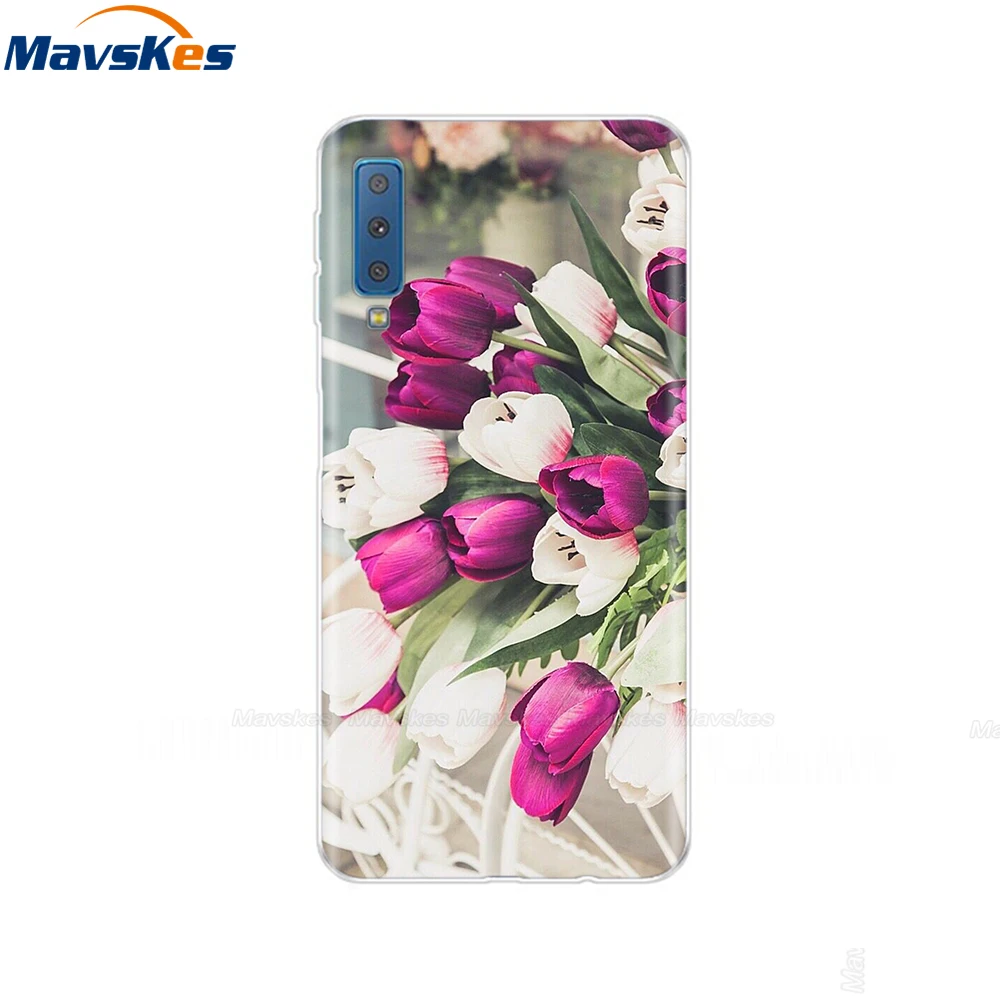 4 Силиконовый чехол для samsung Galaxy A7 чехол A750 A750F чехол 6,0 'TPU чехол для телефона samsung A 7 750 750F Fundas Coque - Цвет: 4
