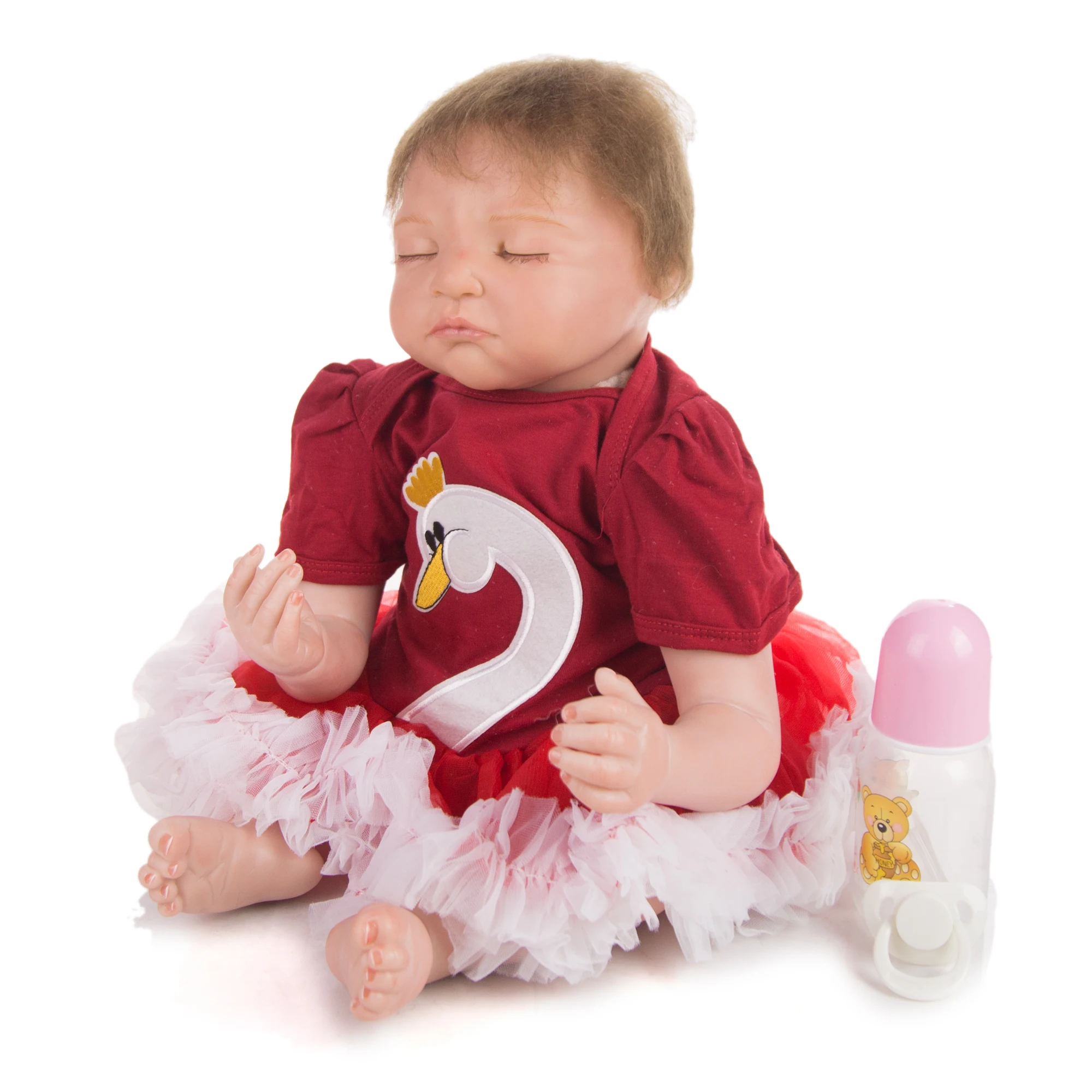 

KEIUMI Clearance Doll Reborn Dolls Cotton Body Realistic Newborn Reborn Baby Girl Doll Mohair Children's Day Gift Playmate Toy