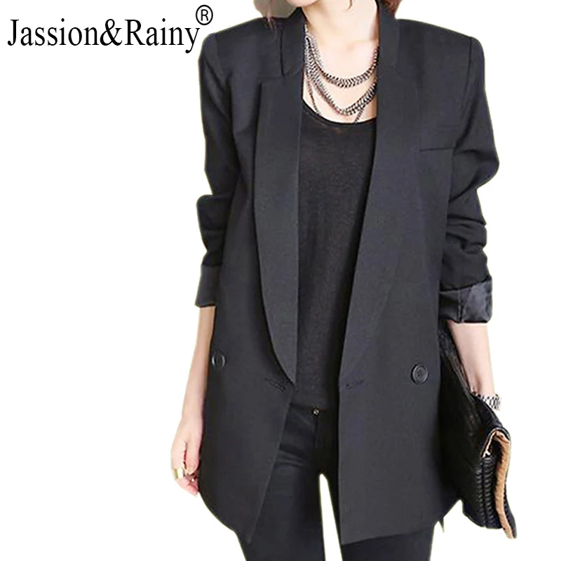 Куртка с длинным рукавом Корейская женская большого размера|suit suit|suits sizesuit female |