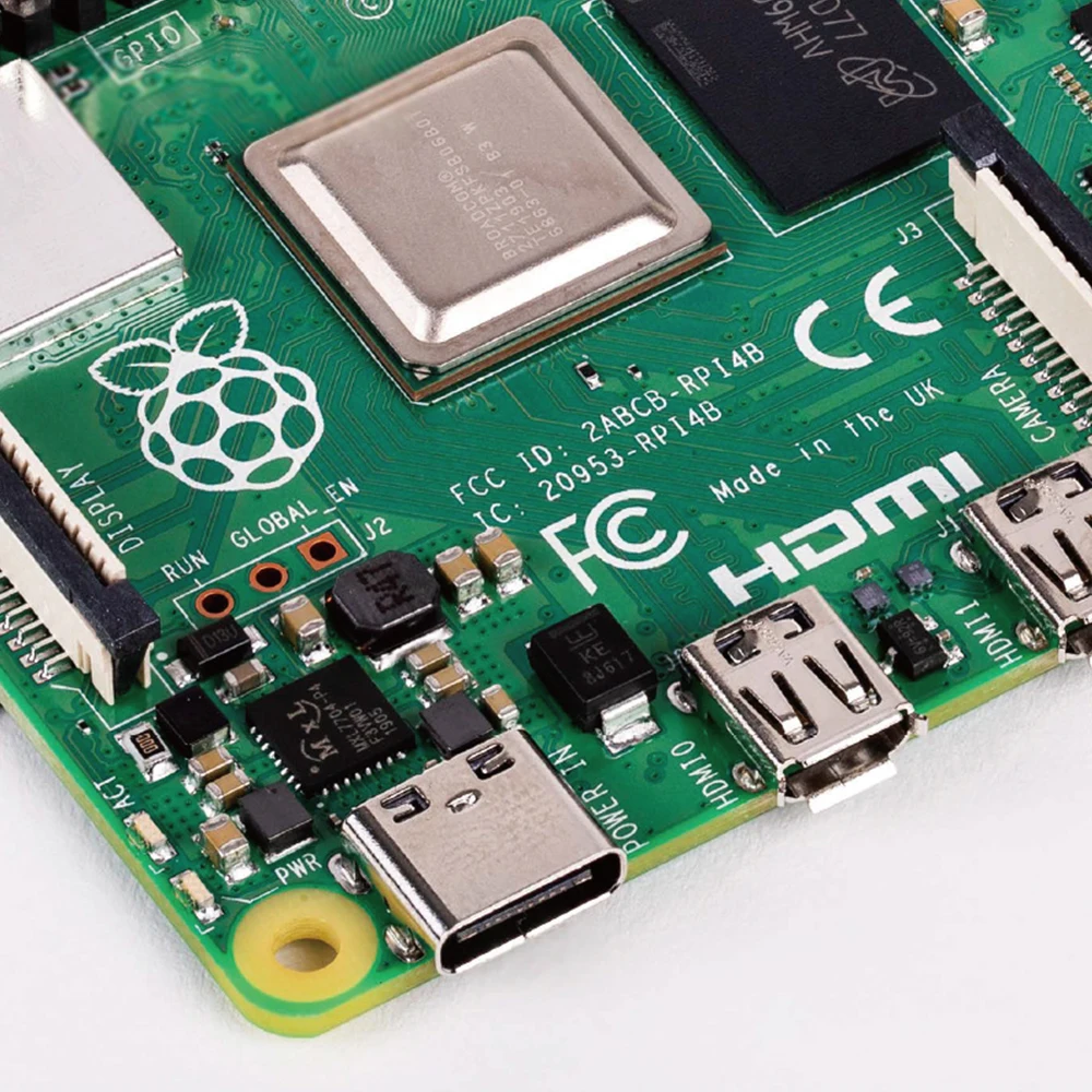 Raspberry pi 4 модель kit 1GB ram BCM2711 четырехъядерный процессор Cortex A72 ARM v8 1 5 ГГц с зарядным