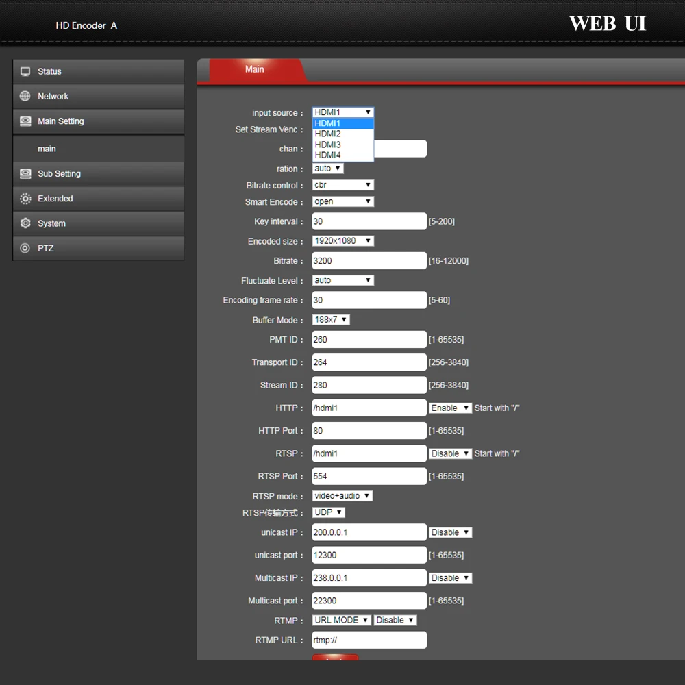 HWCODEC H264 кодировщик H265 MPEG 4, 8 канала HDMI кодер IPTV видео в формате Full HD кодер для YouTube, Facdebook, Twich прямые трансляции