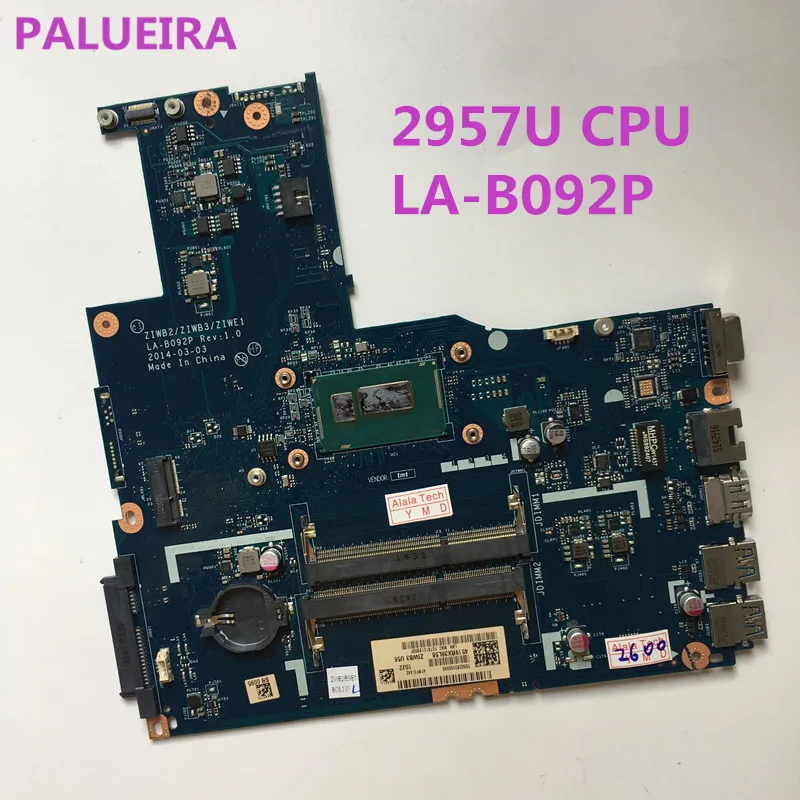 PALUBEIRA LA-B092P для Lenovo B50-70 B50-80 305-15IBD материнская плата ноутбука (для Celeron 2957U CPU)