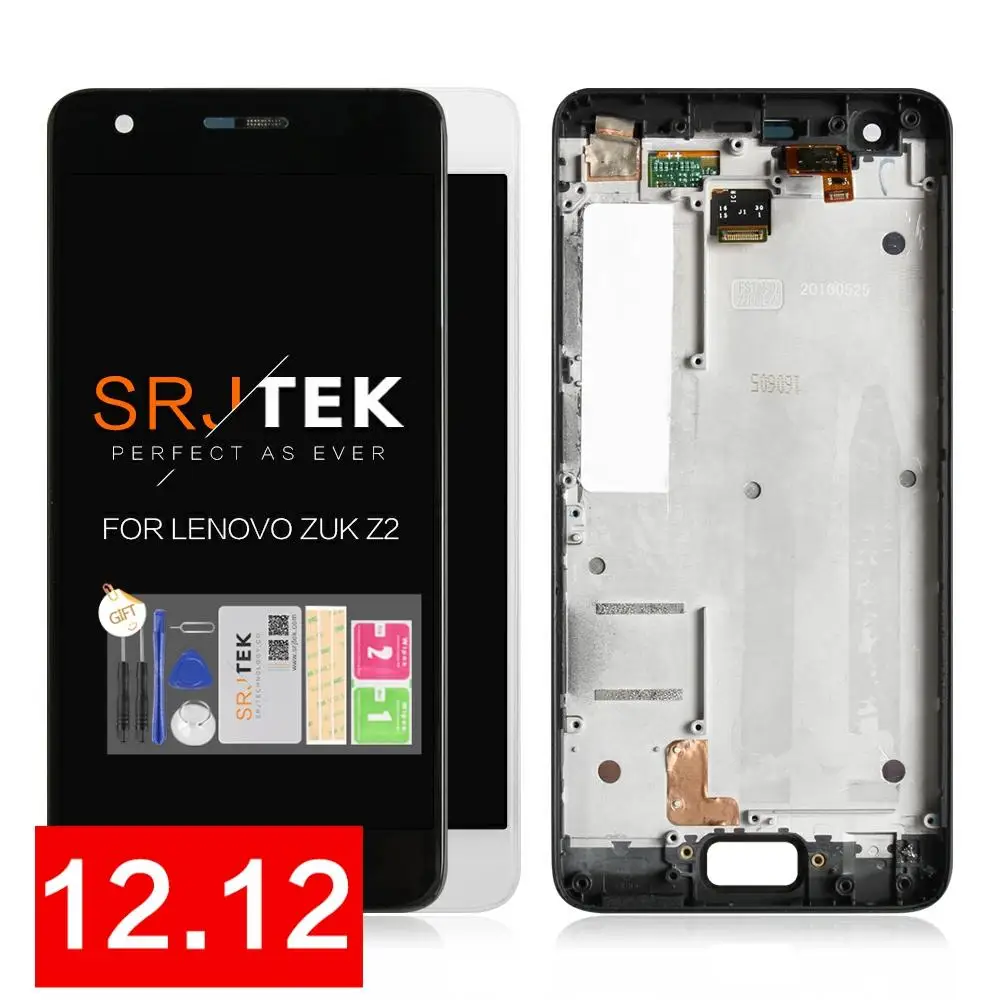Протестированный 5,0 дюймовый дисплей для lenovo ZUK Z2 lcd с рамкой сенсорный экран для lenovo ZUK Z2 Дисплей lcd