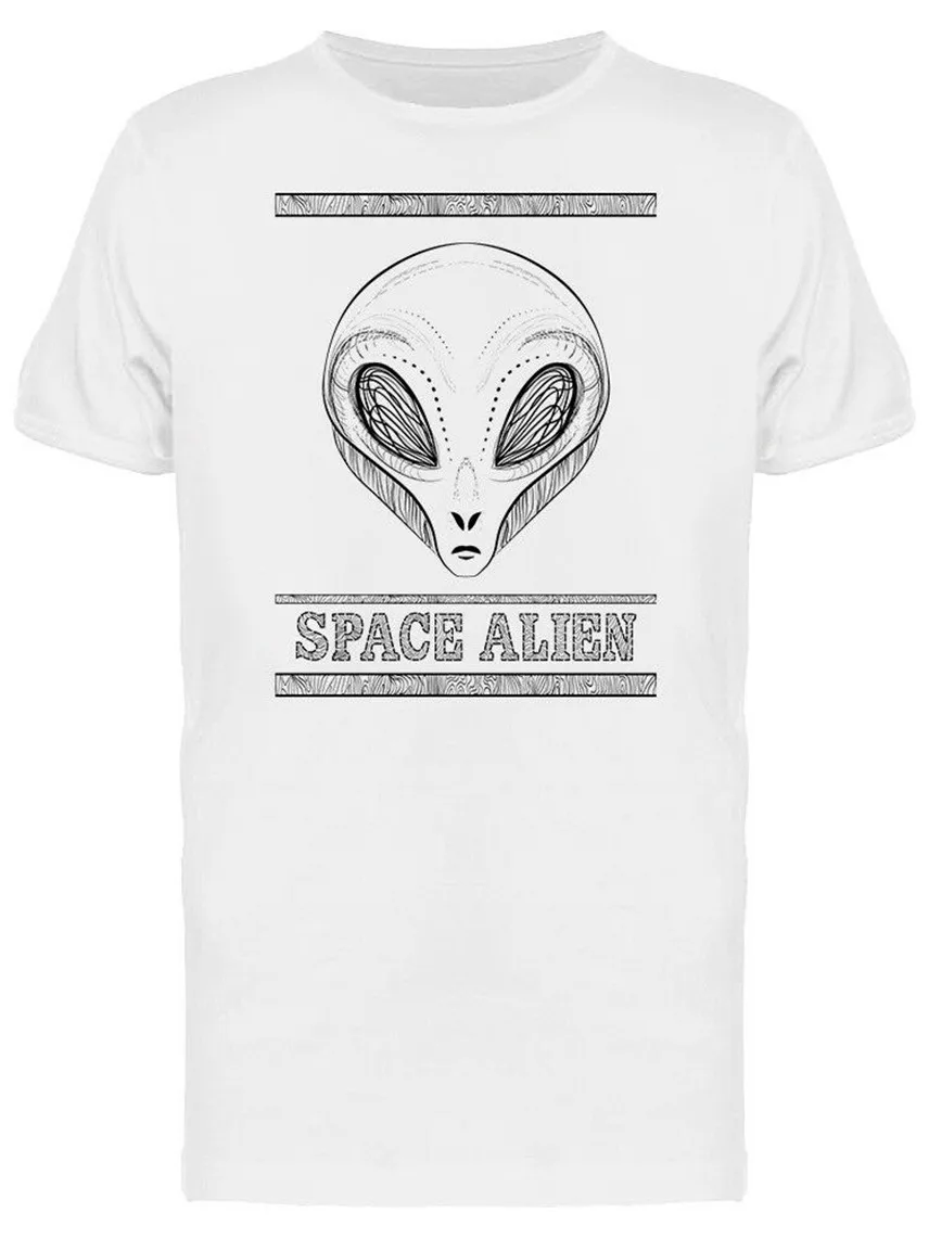 Head Of Alien From Space Men Tee -Image By Gyms Fitness Shirt |