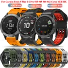 Ремешок силиконовый для смарт-часов Garmin Fenix 7X 6X 5X 6 6 Pro 5 5 Plus 935, 22 26 мм