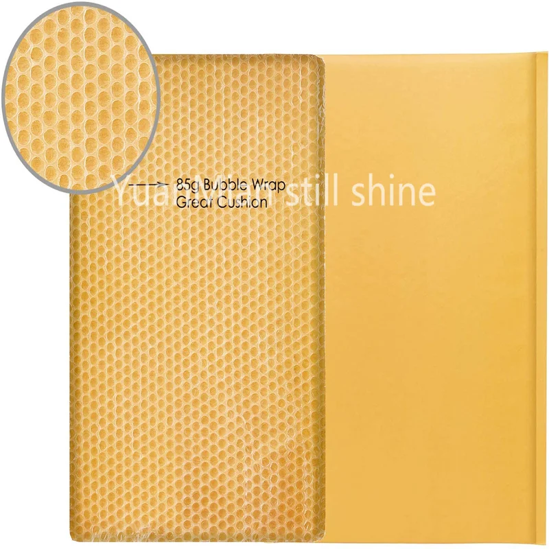 

(110*150mm) 10pcs/lots Bubble Mailers Padded Envelopes Packaging Shipping Bags Kraft Bubble Mailing Envelope Bags