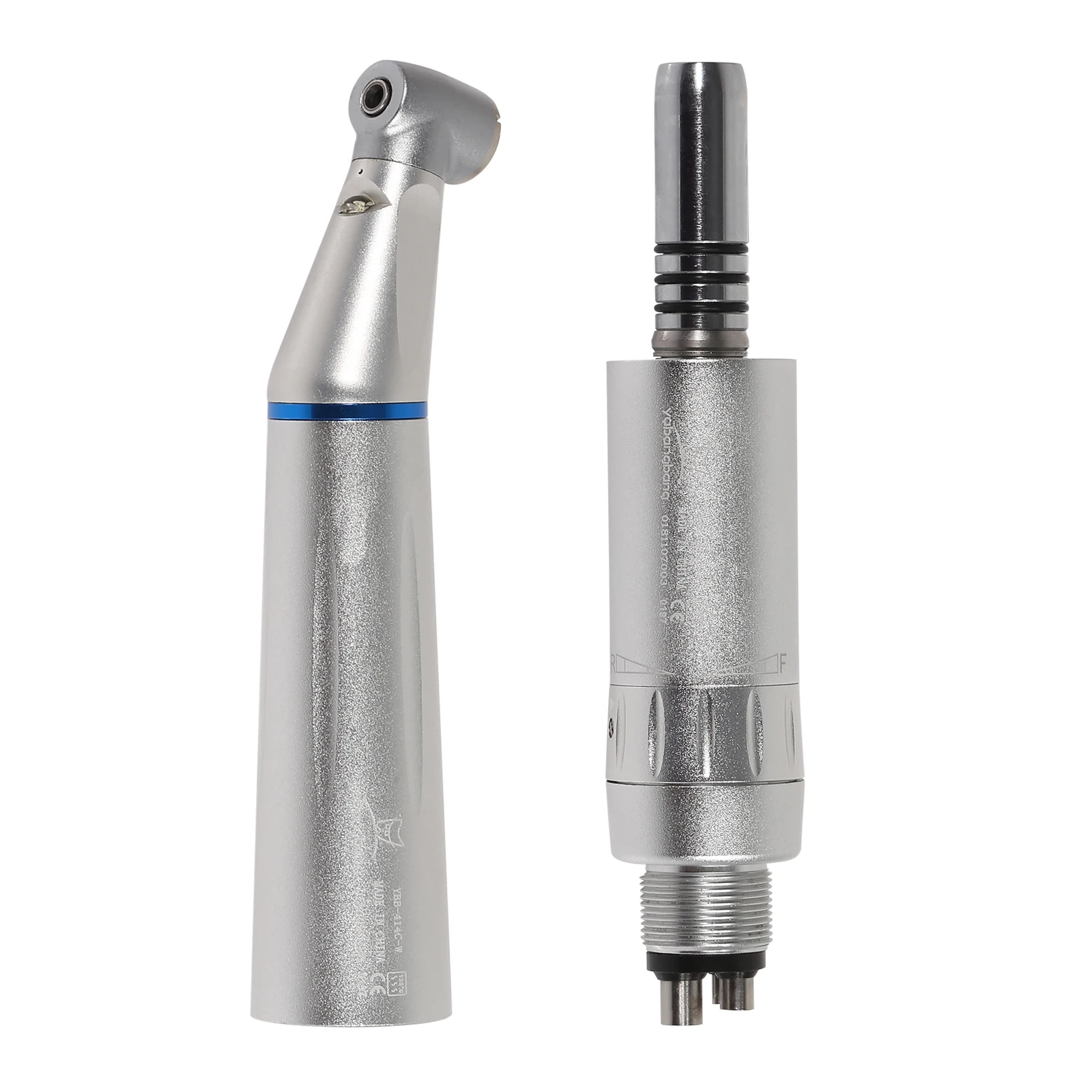 

Yabangbang Dental E-generator LED Contra Angle Low Speed 1:1 Ratio Push Button Handpiece Inner Water Spray YH/Motor