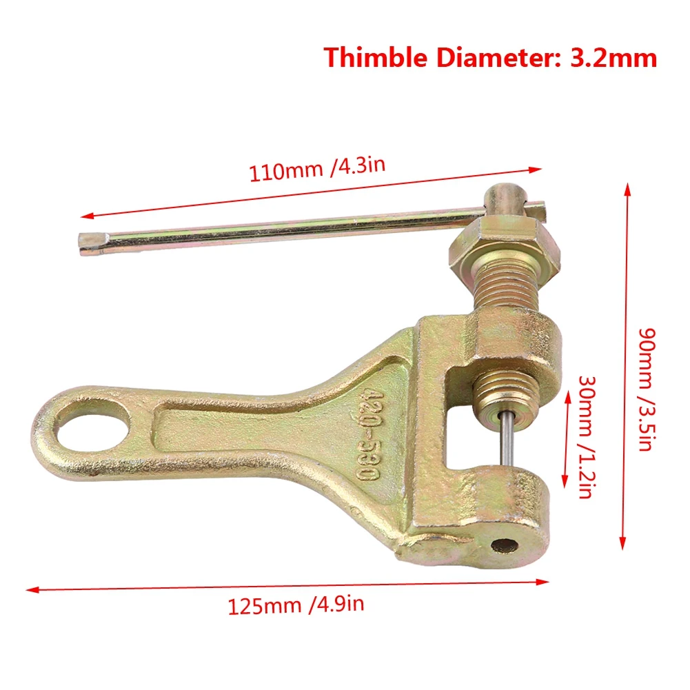 1pc Alloy Steel Motorcycle anti-rust Chain Breaker Drive Splitter Cutter Link Repair Tool Suitable for Bike ATV |