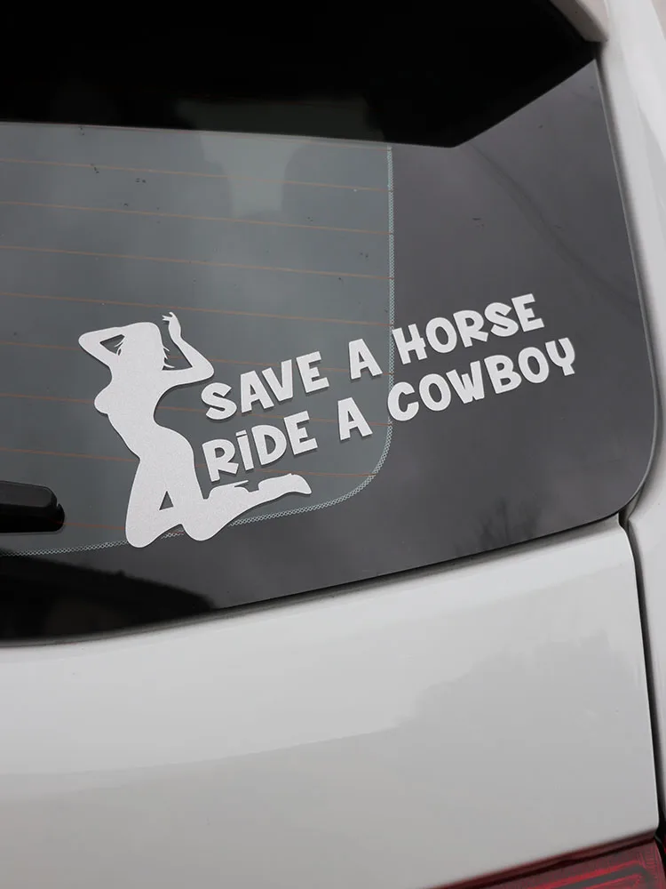 ZTTZDY 25 см * 12 4 креативная Виниловая наклейка для автомобиля в ковбойском стиле с