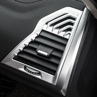 for bmw x3 g01 x4 g02 2018 2019 abs matte and carbon fibre car left and right air outlet cover trim car styling accessories 2pcs