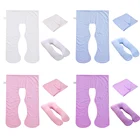Мягкая фланелевая Европейская Большая U-образная подушка для беременных Подушка для беременных многофункциональная подушка наволочка (без подушки)