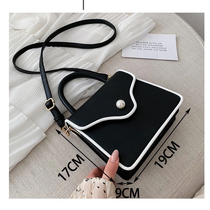 

Women Handbags Fashion PU Leather Crossbody Bags Large Capacity Messenger Bag Designer Solid Classic Flap Shoulder Bag Female