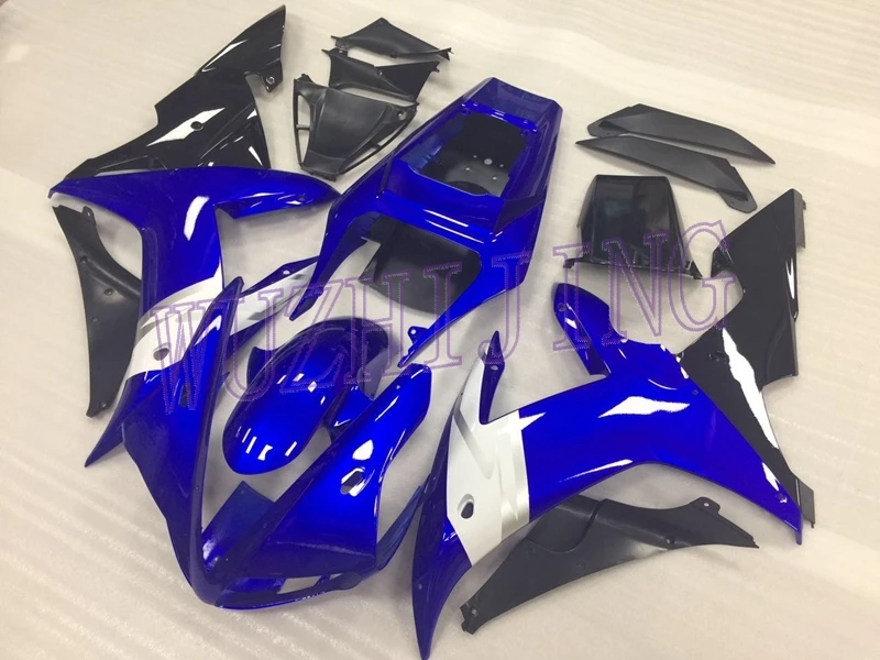 Боди для YAMAHA YZFR1 03 полный корпус наборы YZF R1 02 синий белый мотоцикл обтекатель 2002 -