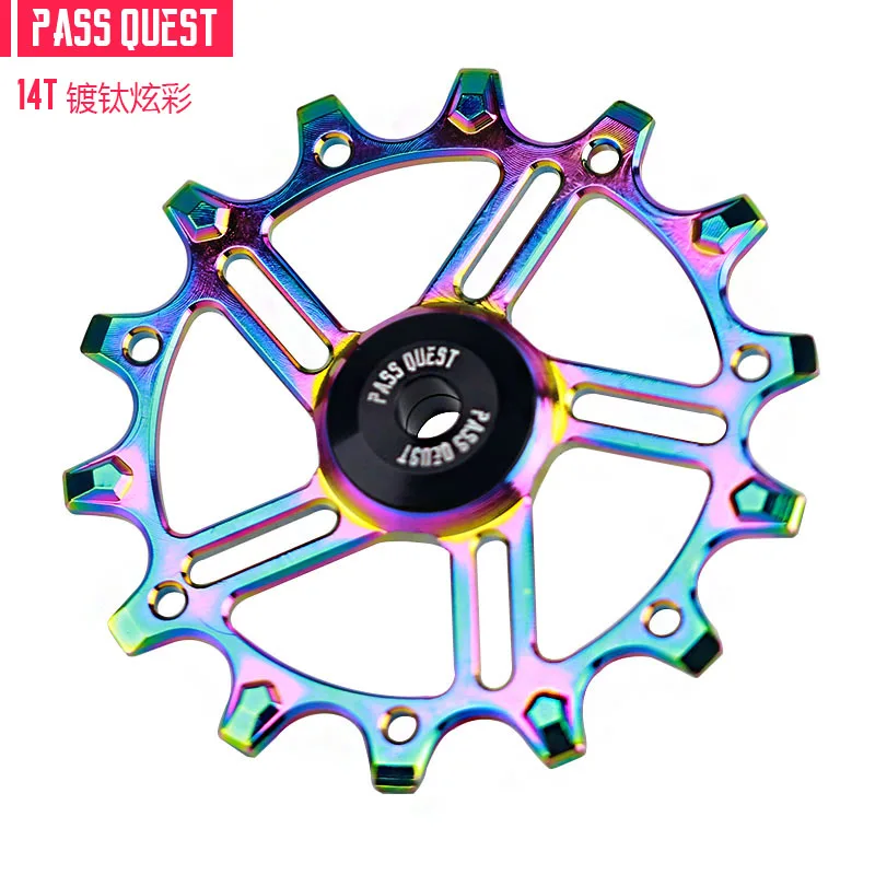 

New PASS QUEST 12T/14T METEOR Narrow/Wide Derailleur Gear guide wheel 5mm Center Diameter bike accessories