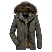 2022 winter outdoor hiking coats men fleece lined parka jacket with hood outerwear thick warm windbreaker casual plus size 6xl
