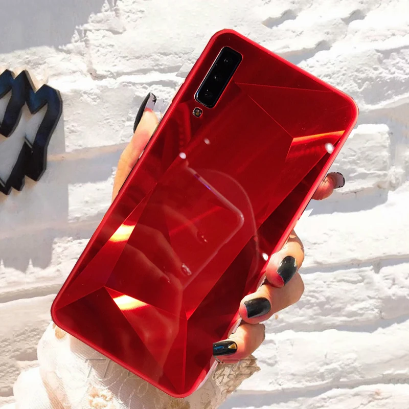 Чехол-накладка для iPhone 11 Pro XR XS Max 6S 7 8 6 Plus зеркальный с лазерным градиентом |