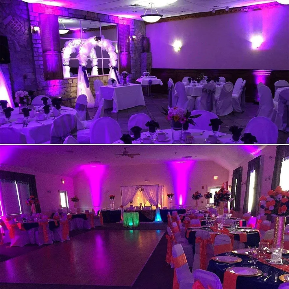 

54 LED UV Ultraviolet Stage Lights RGBW DJ PAR Light Stage Lighting DMX 512 Control for Xmas Wedding Disco Club Home Party Bar