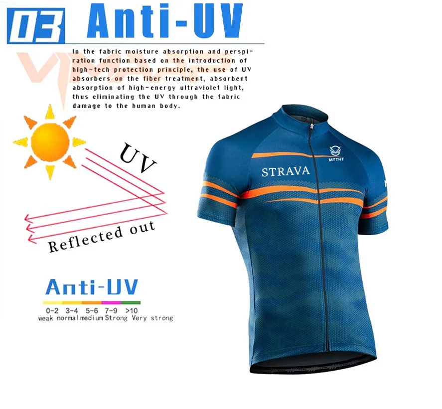 

MTTHT Cycling Team Jersey Bicycle Road Racing Shirt STRAVA Ultraviolet-Proof Ropa De Ciclismo Fahrradtrikot