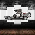 Холст без рамки, 5 шт., DeLorean DMC-12, настенные художественные постеры, картины, домашний декор для украшения гостиной