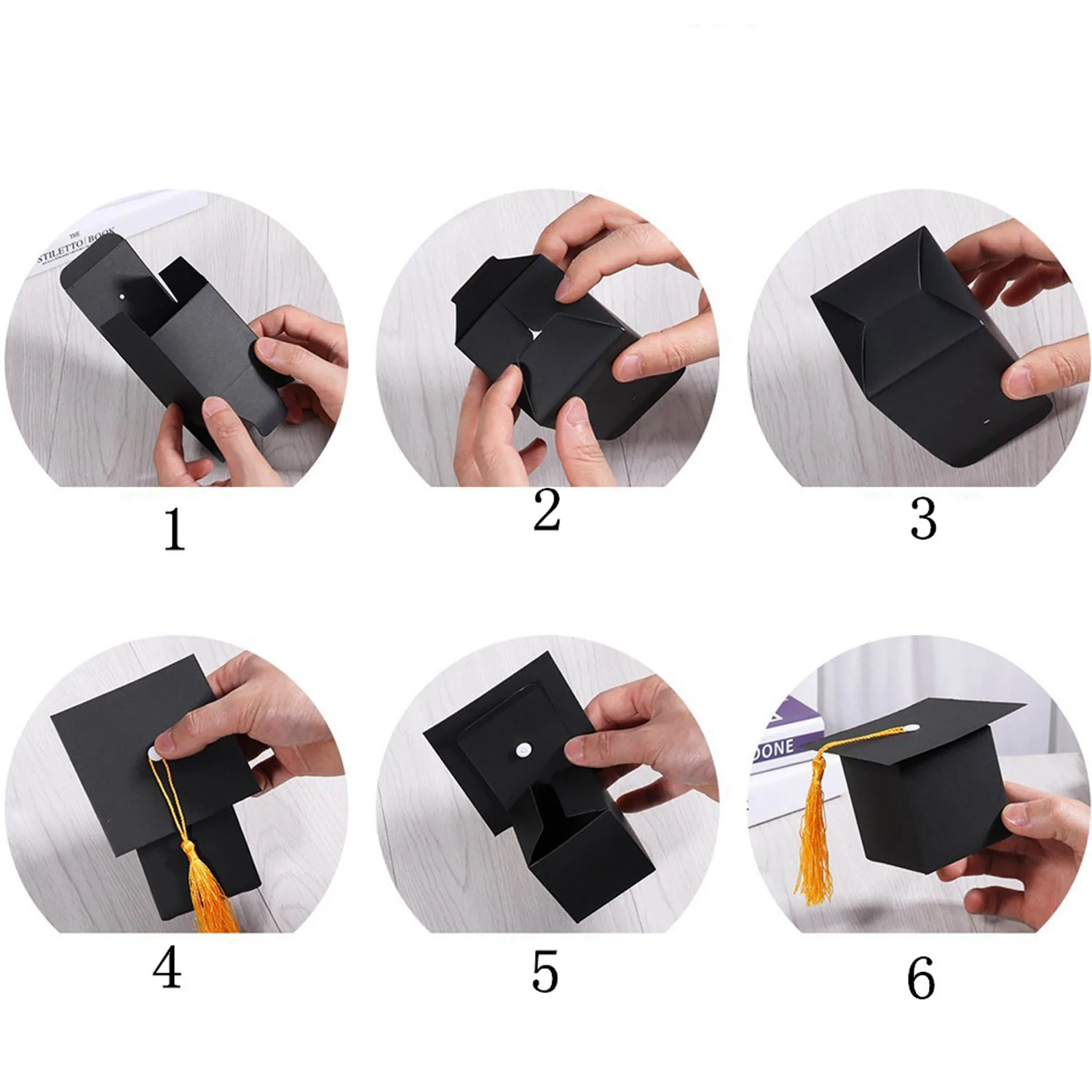 Элегантные коробочки для траншеекопателей шляпа конфеты подарочные свадьбы