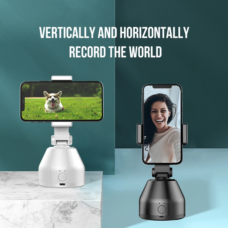 Умный AI Gimbal Robot Cameraman с автоматическим вращением на 360 ° объект для отслеживания