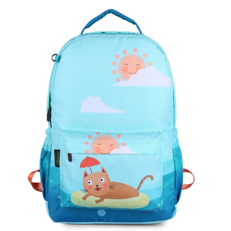 

Детский рюкзак для мальчиков и девочек, с принтом, водонепроницаемый легкий светоотражающий школьный ранец