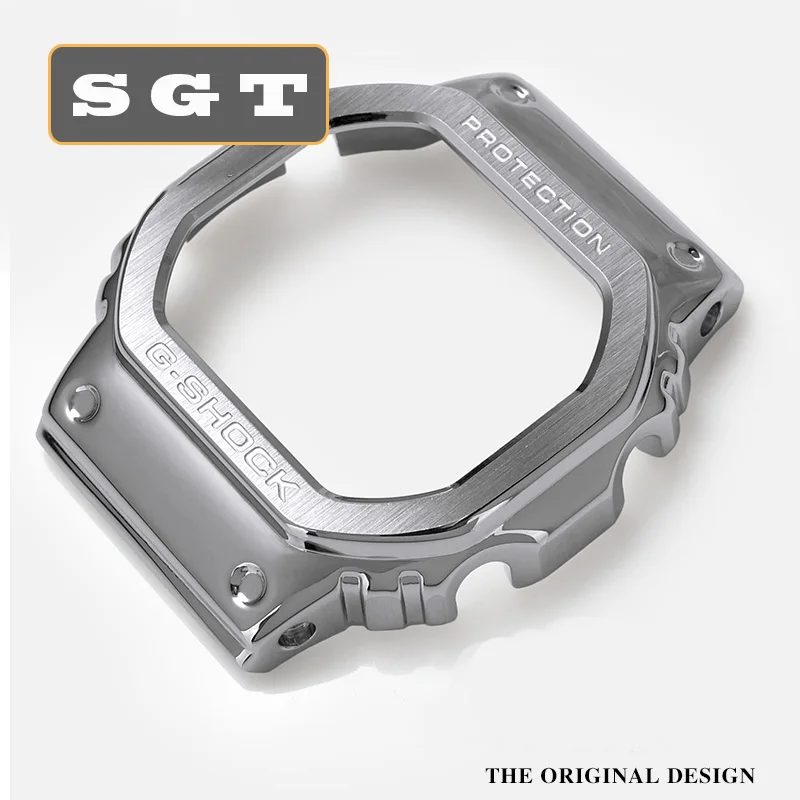 Ремешки для часов из нержавеющей стали и Безель ремешки подходят DW5600 GW M5610 Series с