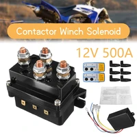 12v 500amp hd electric capstan contactor winch control solenoid twin wireless remote recovery 4x4