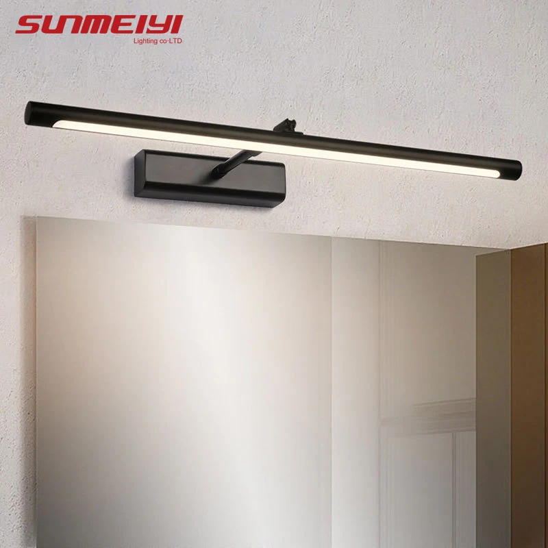 

Современные Настенные светильники для ванной комнаты, светодиодный зеркальный светильник для кухни, туалета, макияжа, гостиной, светильник...