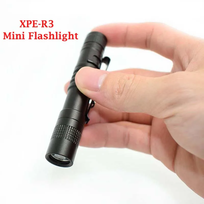 

WasaFire XPE-R3 Mini LED Flashlight AAA Battery Portable Pocket Torch Lamp Waterproof 450 Lumens Medical Oral Cavity Light