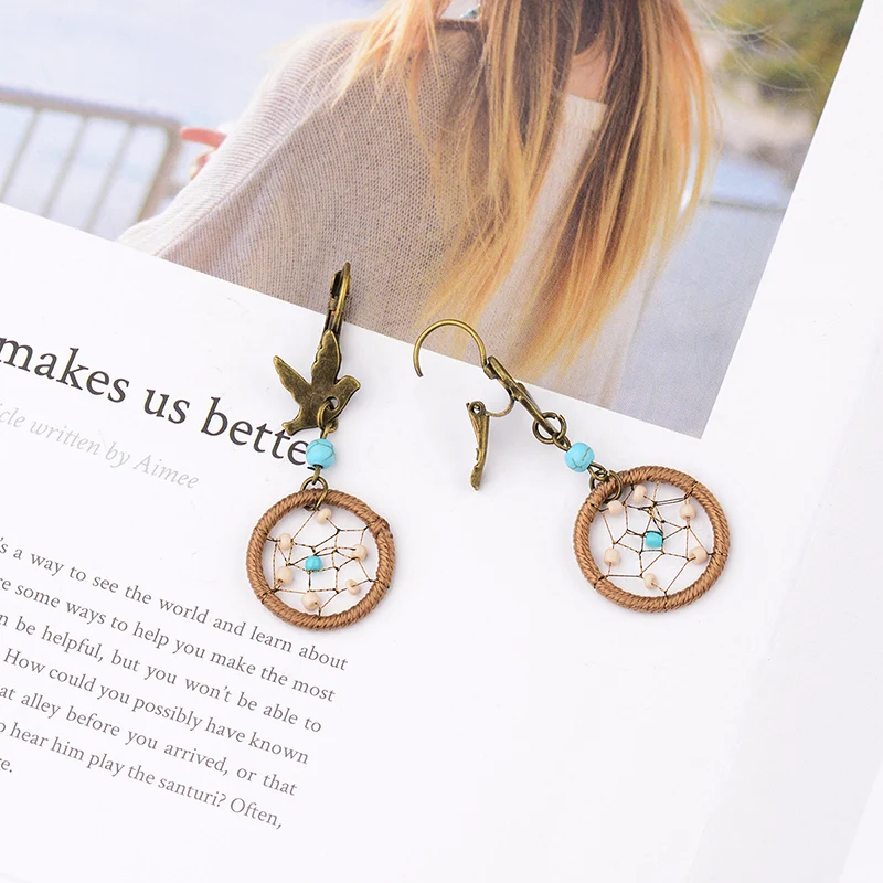 Женские винтажные серьги CARTER LISA классические богемные висячие в стиле бохо