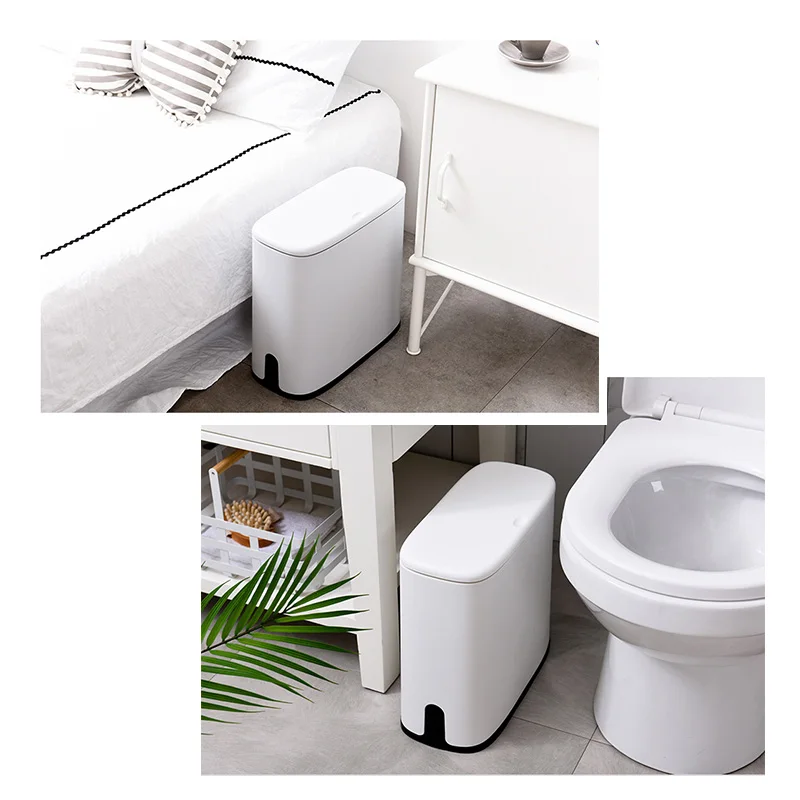 Узкий мусорный бак 11Л нулевой кухонный пресс тип мусорного ведра мусорное ведро