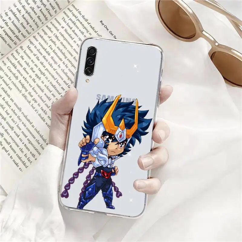 

Anime SaInt SeIYa Phone Cases Transparent for Samsung s9 s10 s20 Huawei honor P20 P30 P40 xiaomi note mi 8 9 pro lite plus