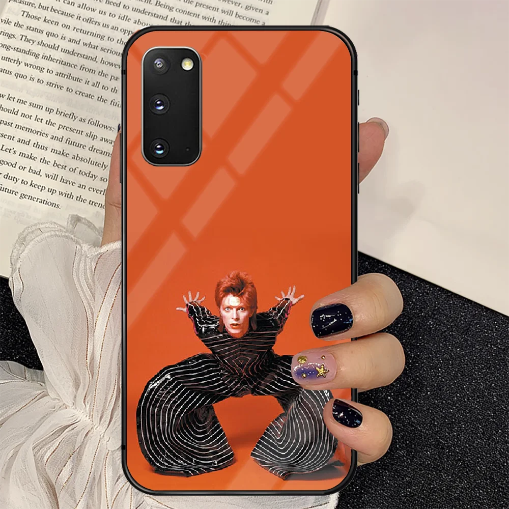 

David Bowie Fashion Phone Tempered Glass Case Cover for Samsung Galaxy A M 12 20 21 30 31 40 50 51 52 70 71 72 E S Silicone Tpu