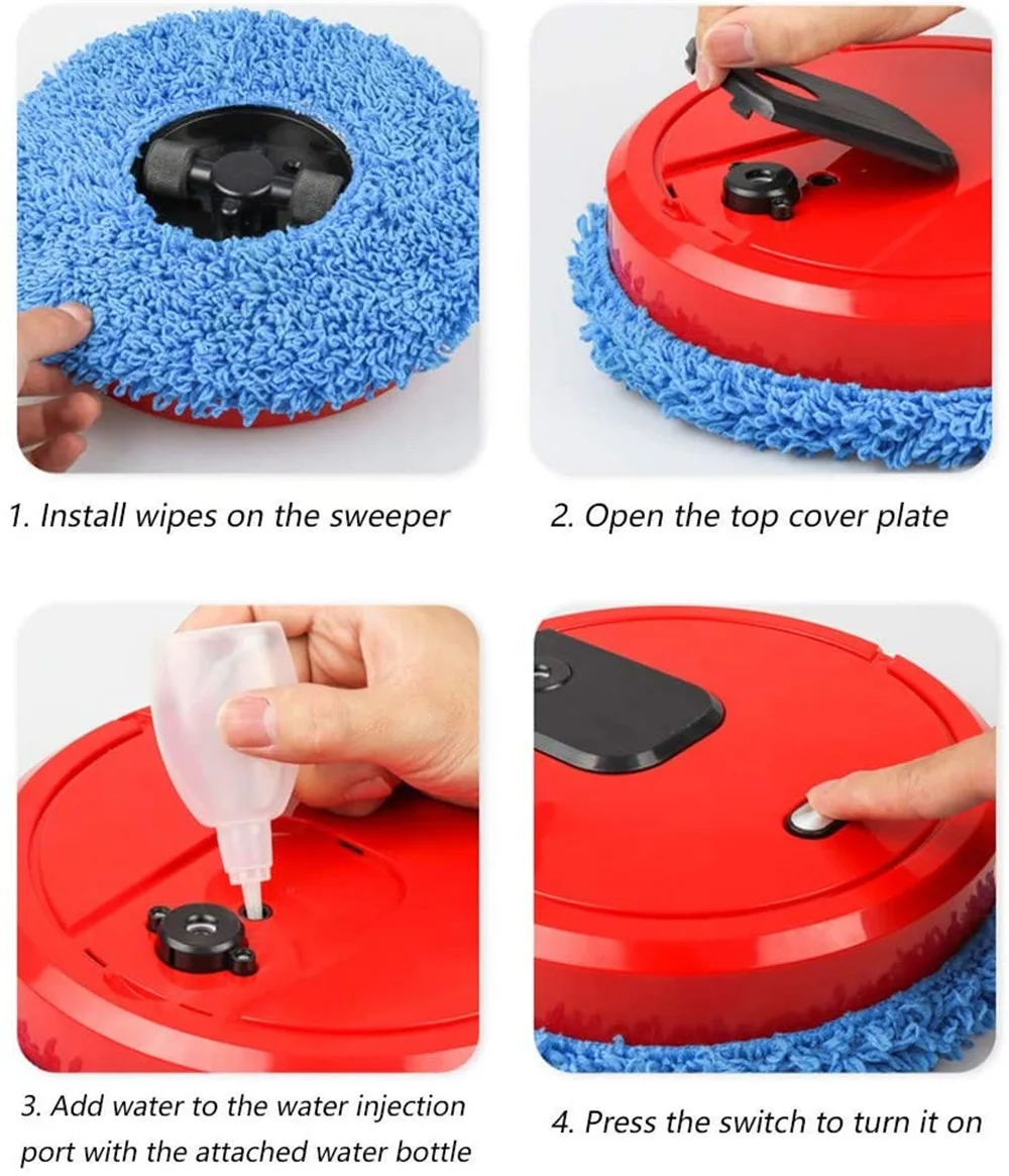 Intelligent Robot Vacuum Cleaner Rechargeable Sweep Humidifying Spray 3 In 1 | Бытовая техника