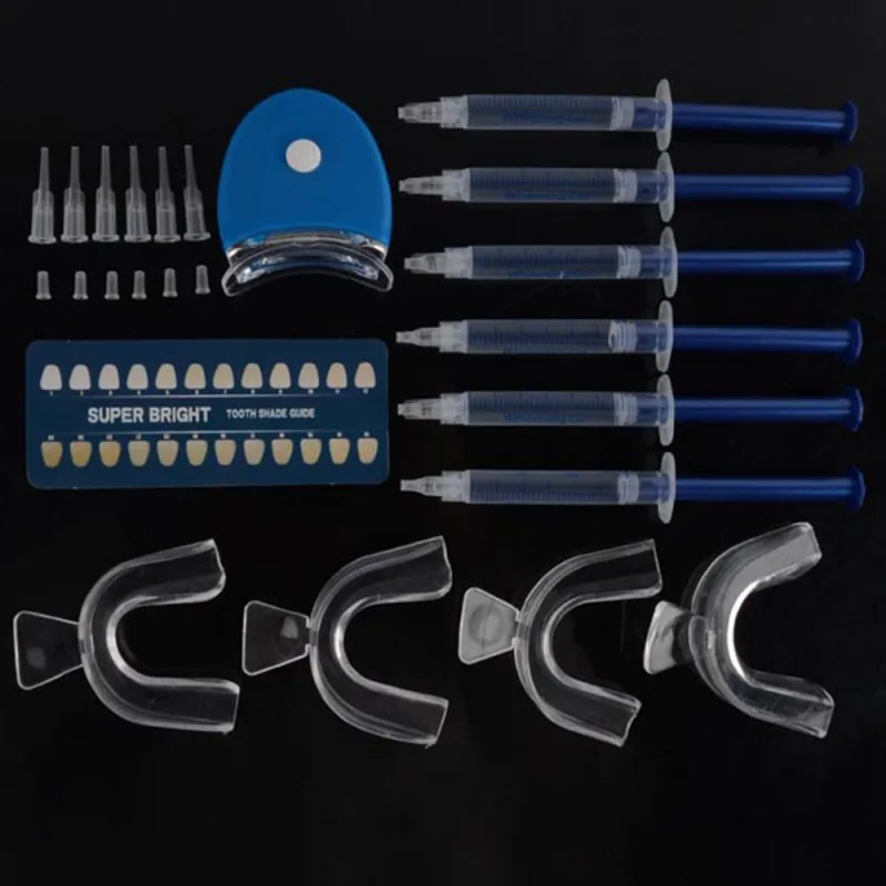 Горячая Распродажа отбеливание зубов 44% пероксид система отбеливания комплект