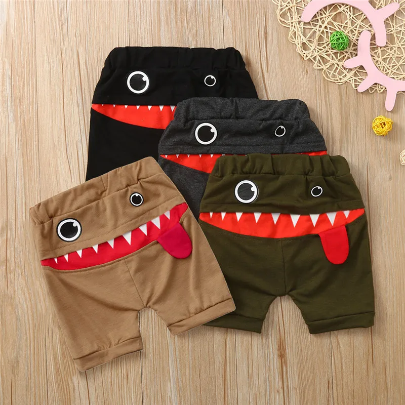 Boys Shorts Cartoon Kids Boy Cotton Harem Short Sports Pants Children Elastic Waist Toddler Summer For Baby Clothing |