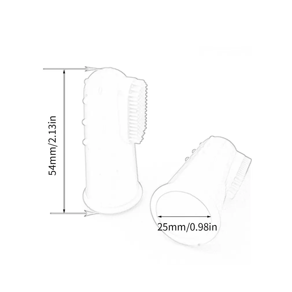 

Colorful Design Non-Toxic Soft Silicone Pet Finger Toothbrush Dogs Brush Bad Breath Tartar Teeth Care Cleaning Tool