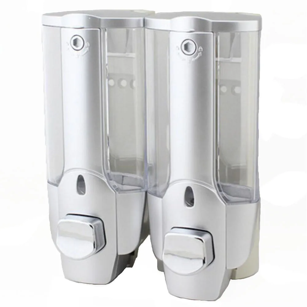 

ABS 350ml Bath Soap Dispenser Wall Mount Sanitizer Dispenser for Bathroom Kitchen Hand Soap Bottle Accessories