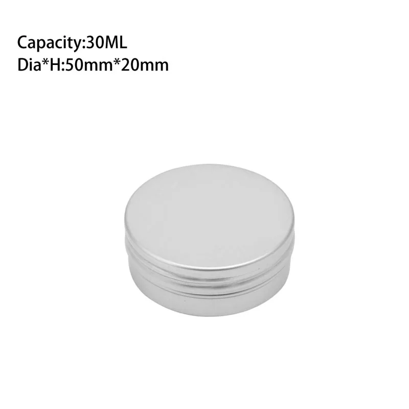 15 мл алюминиевый пустой косметический горшок банка жестяной контейнер
