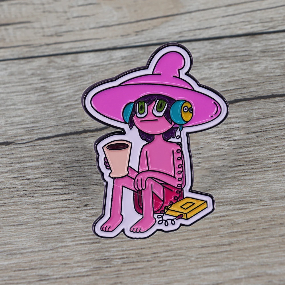 

BG515 Dongmanli Anime Figure Enamel Pins Cute Cartoon Brooch Badge Bag and Shirt Pin Fashion Jewelry Gifts