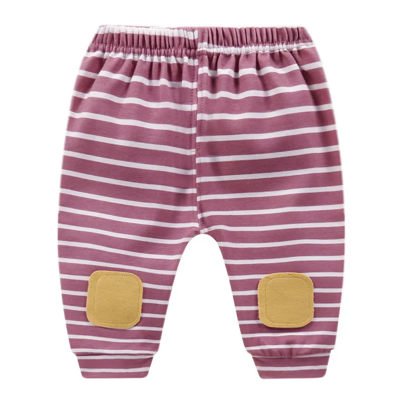 0-3T Autumn Winter Baby Boys Girls Long Pants Cute Striped Leggings Cotton Full 3 6 9 12 18 Months Baby's Clothing | Детская одежда