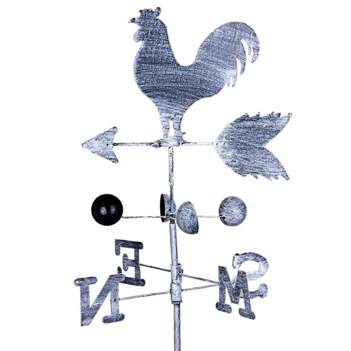 Традиционный петух Weathervanes Железный петух лопасть ветра скорость ветра указатель направления Сад Двор может CSV