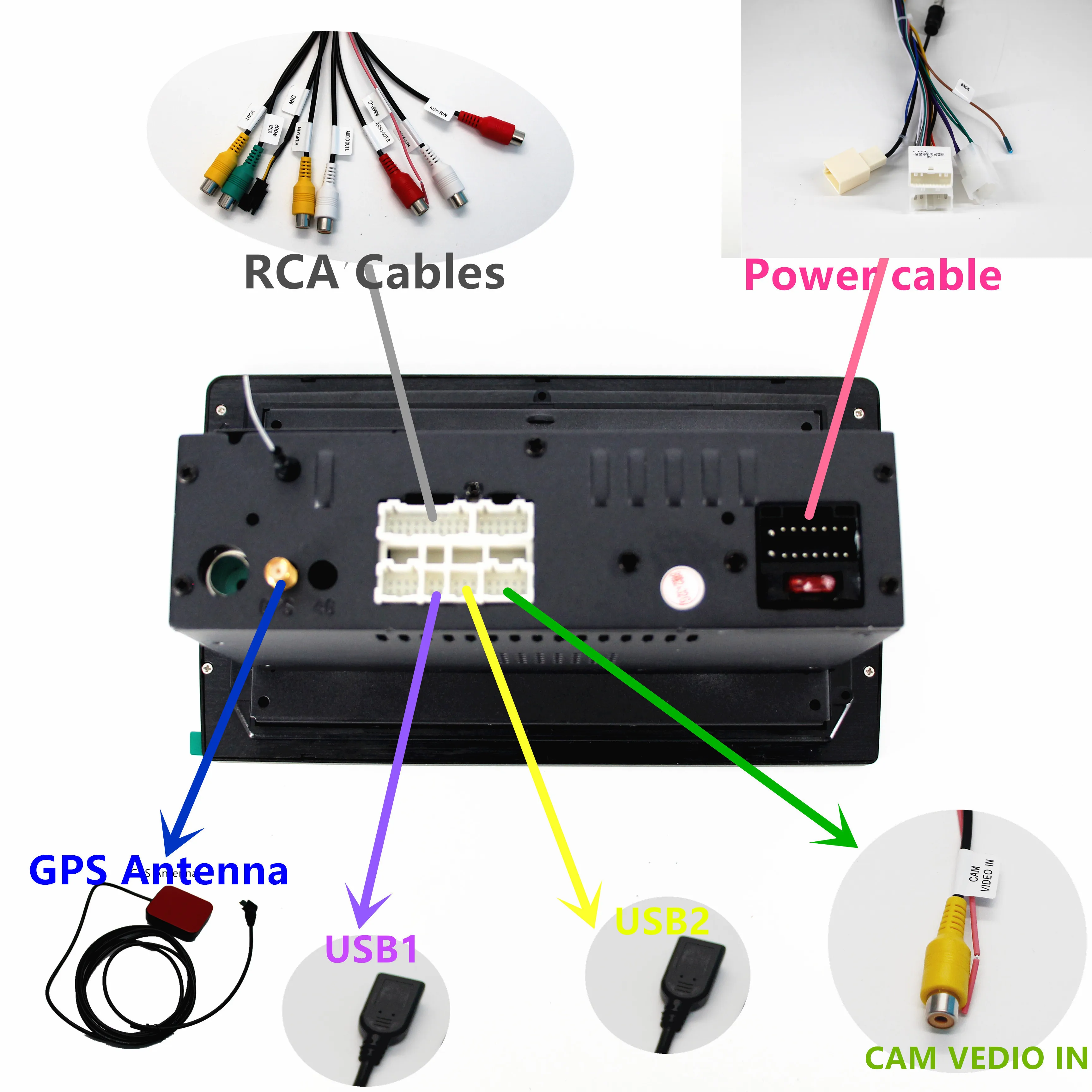 1din Автомобильный мультимедийный плеер Android 8 1 ядер RAM4G gps-навигация для Toyota camry 2015